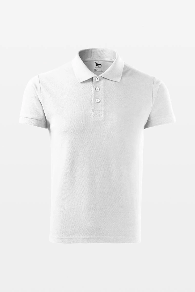 Koszulka polo męska biała Malfini COTTON 212