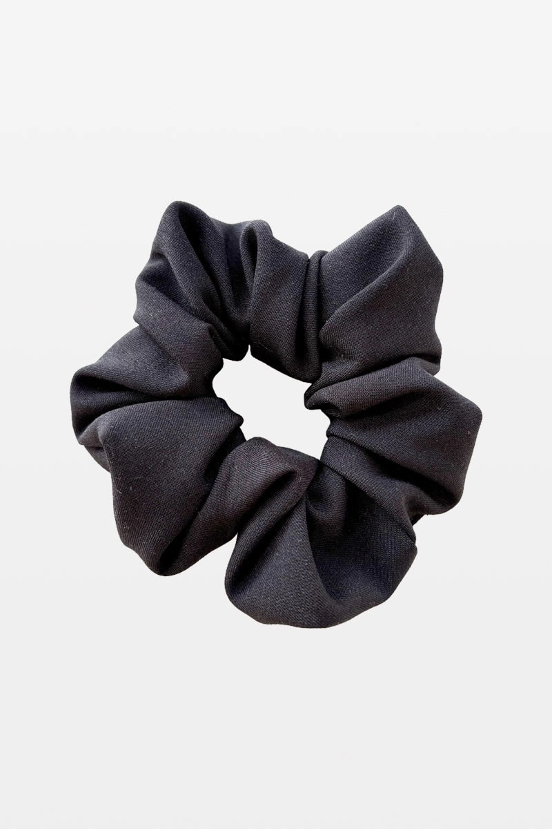 Gumka do włosów scrunchie czarna