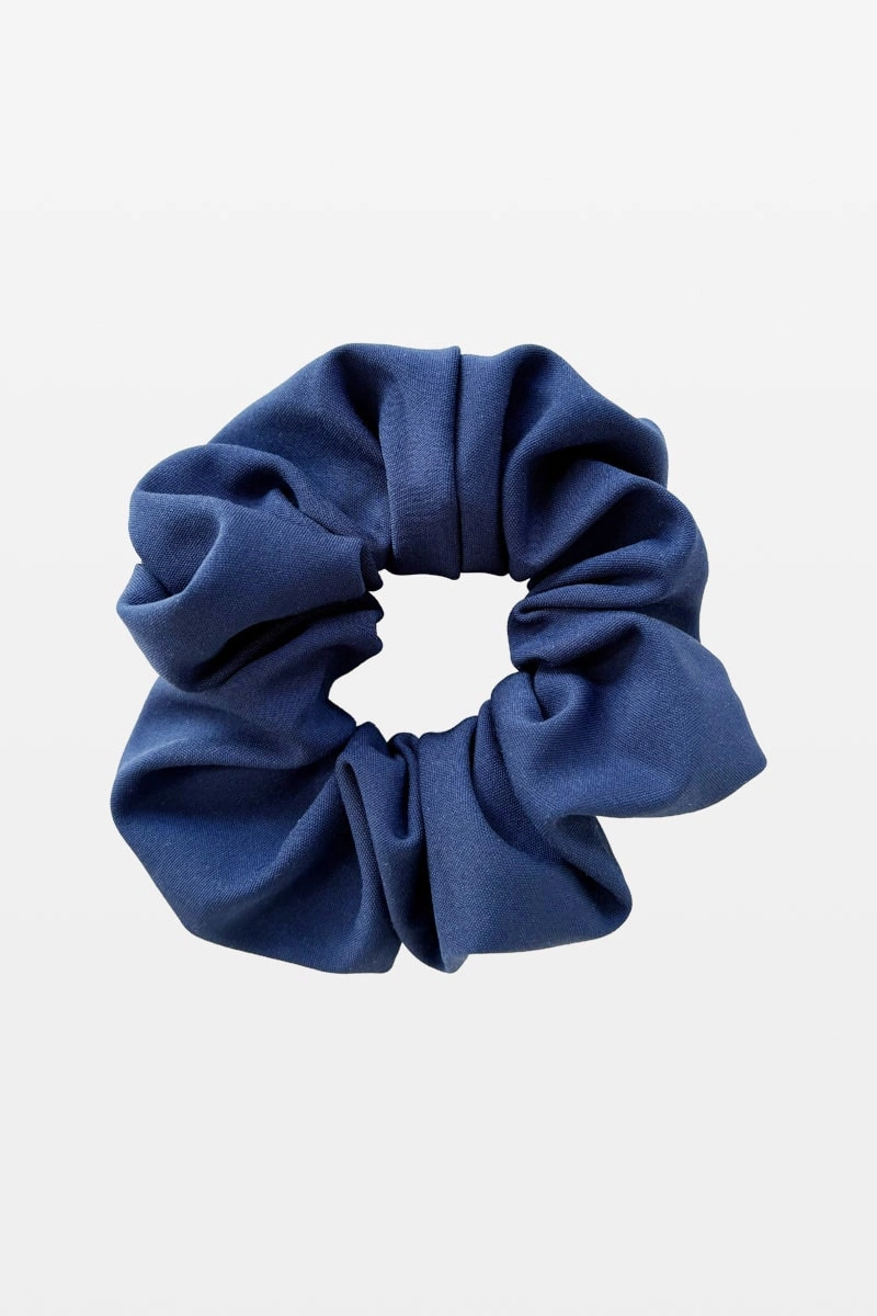 Gumka do włosów scrunchie granatowa