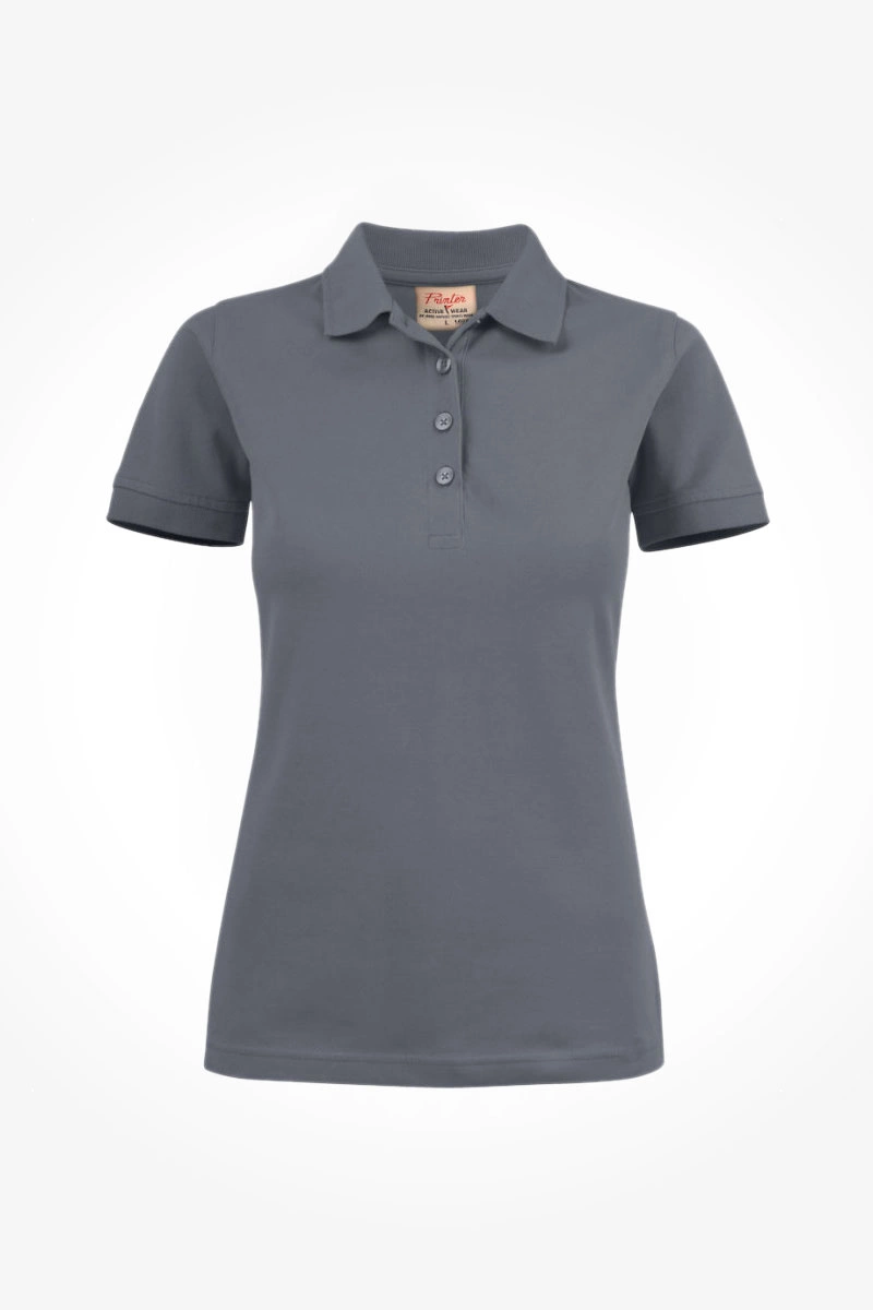 Koszulka polo damska grafitowa SURF LADY STRETCH