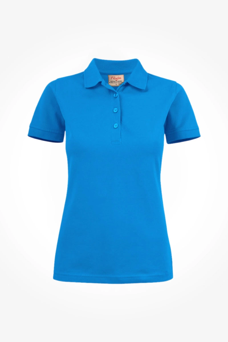 Koszulka polo damska morska SURF LADY STRETCH