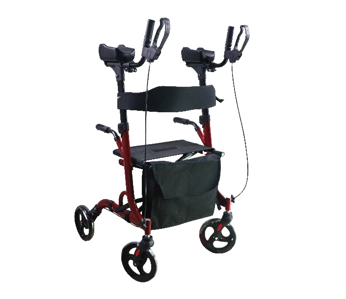 Podpórka rehabilitacyjna 4-kołowa aluminiowa z podparciem łokci. SUPPORT