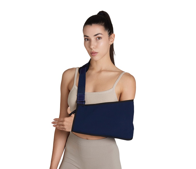 Temblak tkaninowy z miękkim naramiennikiem. IMMOBILO SLING DELUXE