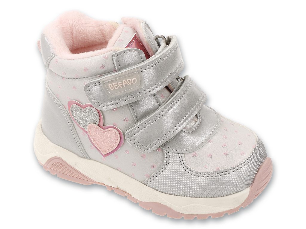 BUTY JESIENNE DZIEWCZĘCE ZA KOSTKĘ ICE HEART BEFADO
