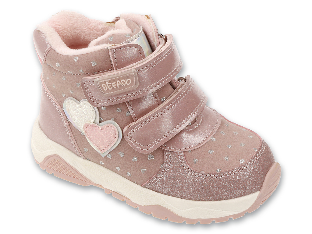 BUTY JESIENNE DZIEWCZĘCE ZA KOSTKĘ ICE HEART BEFADO