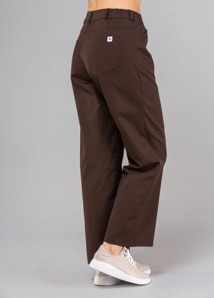 damskie spodnie z szerokimi nogawkami WIDE LEG