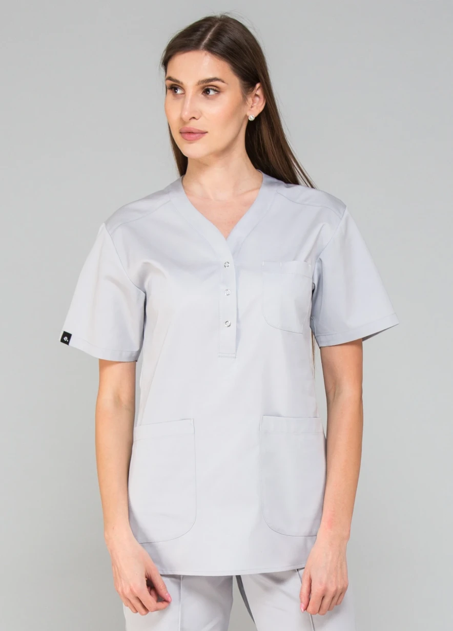 bluza medyczna damska z krótkim rękawem AGATA