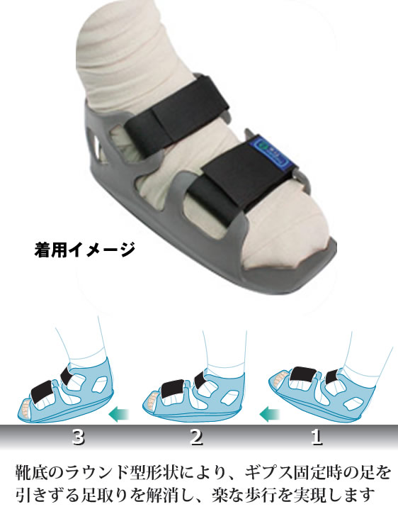 But na gips i odciążający dystalne części palców - Hobble Free