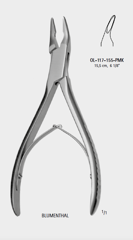 Odgryzacz kostny Blumenthal długość 15,5 cm
