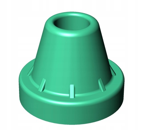 Nasadka 13 mm Końcówka Pod Laskę Rehabilitacyjną