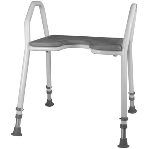 Aluminiowy stołek prysznicowy
