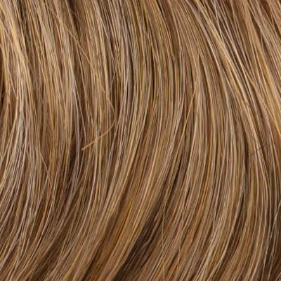 Okrągła syntetyczna treska gniazdko z mocowaniem na gumkę 10-25cm OUZO mittelblond/goldblonde
