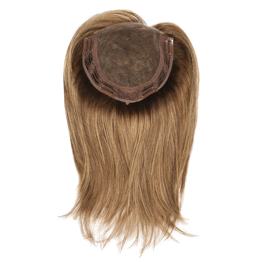 Peruka topper syntetyczny termoodporny 29cm blond z odrostem EFFECT sandyblonde/rooted