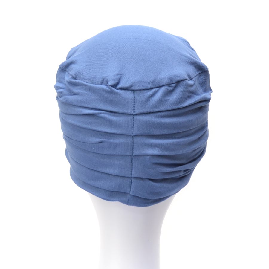 Lekki i komfortowy niebieski turban ZUZA 116*