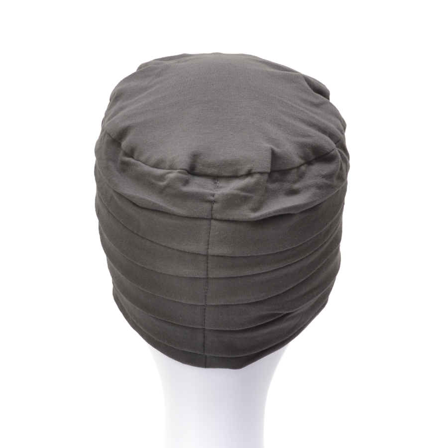 Lekki i komfortowy turban grafitowy ZUZA 307*
