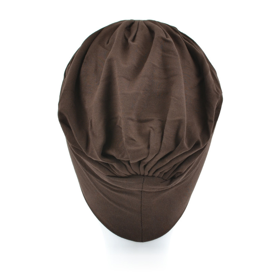 Turban do codziennego użytku brązowy ADELA 25*