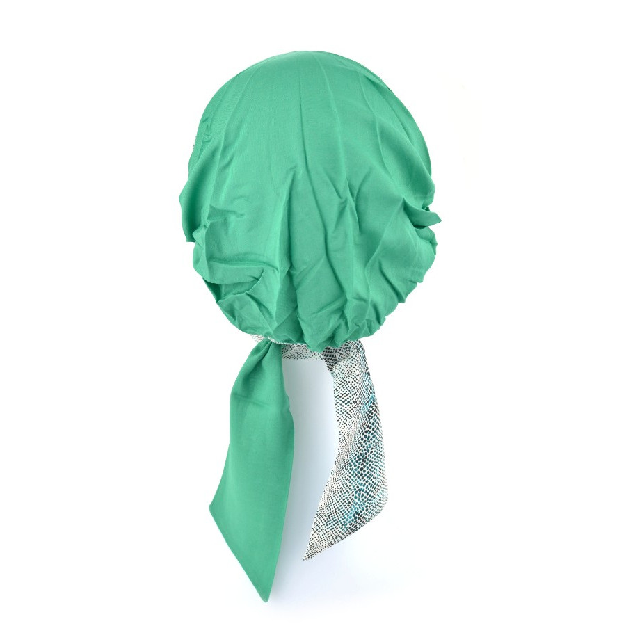 Miętowy turban 100% wiskoza SARA 143/138*