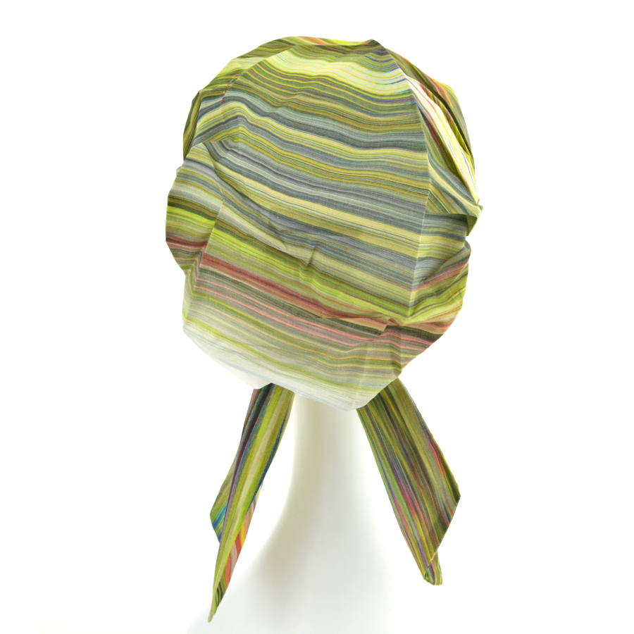 Prosty do ułożenia lekki i wygodny zielony turban FELICJA NEW 220A*