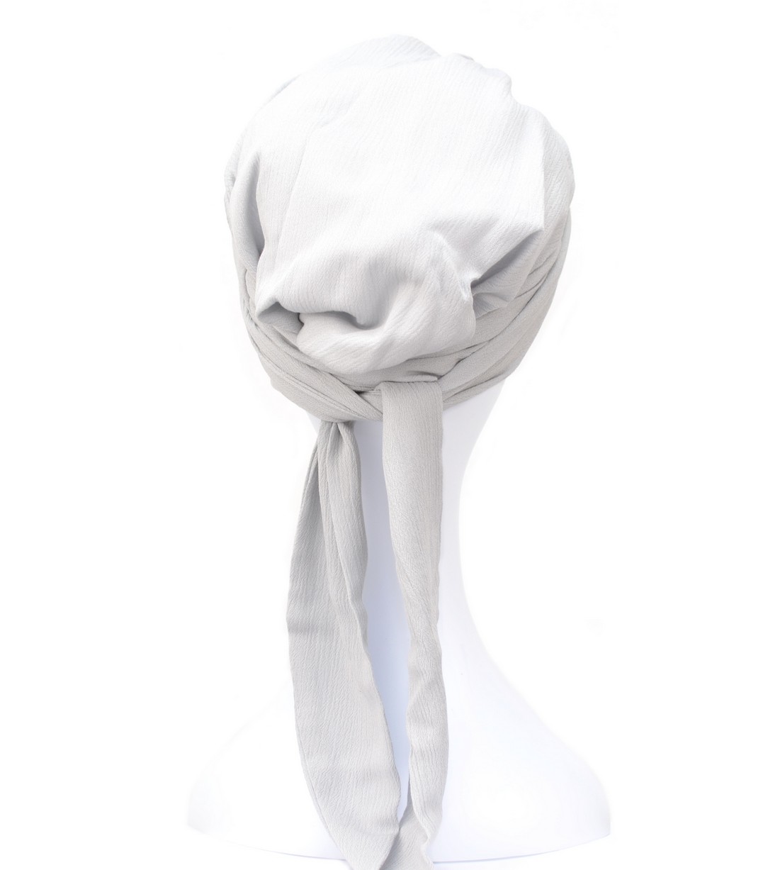 Elegancki i modny turban jasnoszary VENICE 104 jasny szary*