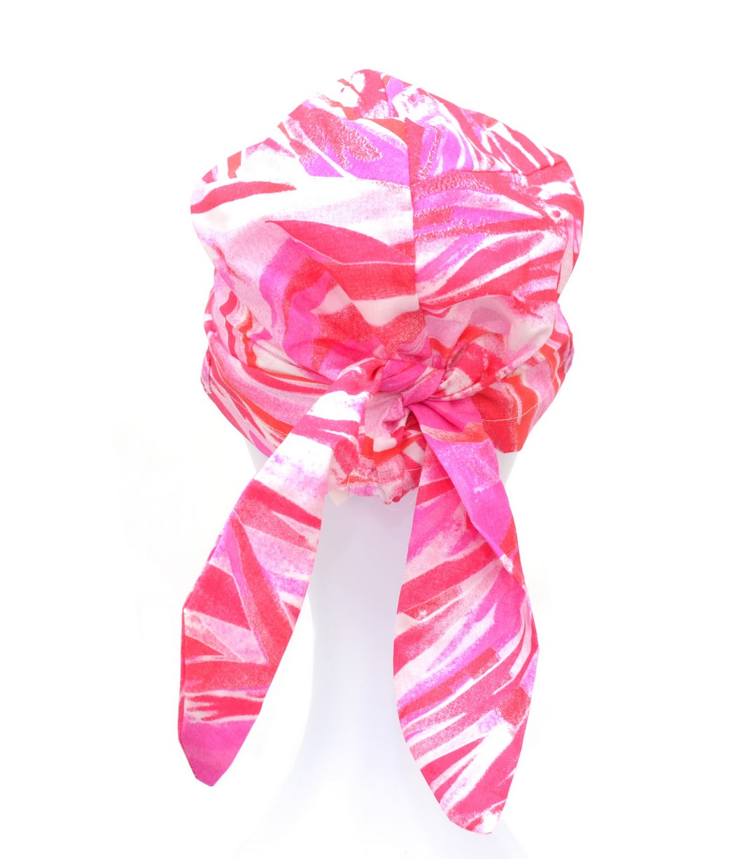 Lekki różowy turban 100% bawełna ATHENS 65*