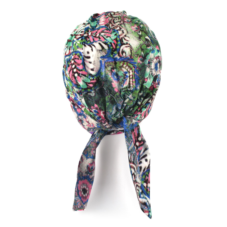 Kolorowy turban w abstrakcyjny wzór CROCUS T-3*