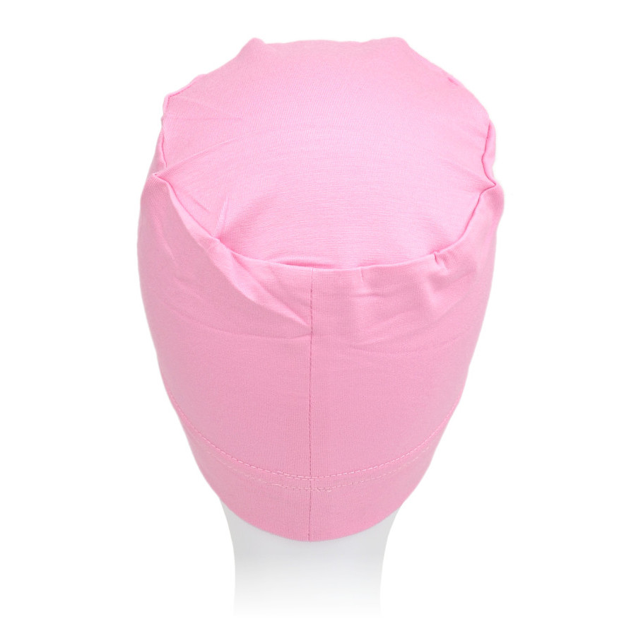Lekki i delikatny różowy turban VIOLET 4 róż*