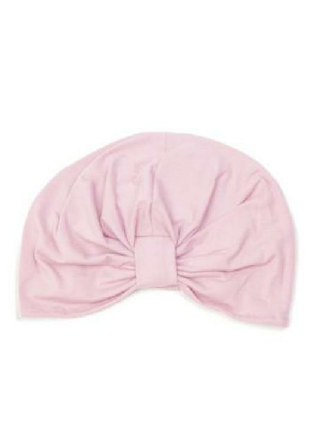 Cienki jasnoróżowy turban OLERON Rose