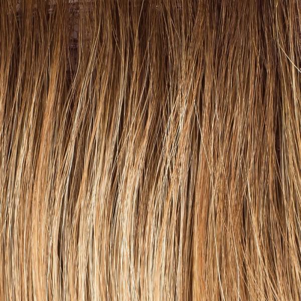 Peruka z włosów syntetycznych ciemny blond z odrostem FLORA 8/16/30R*