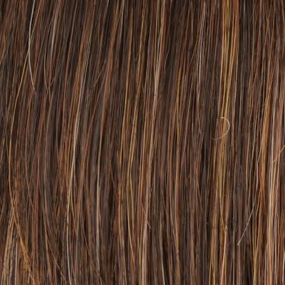 Peruka z włosów naturalnych europejskich wielotonowy brąz PREMIA 8/135