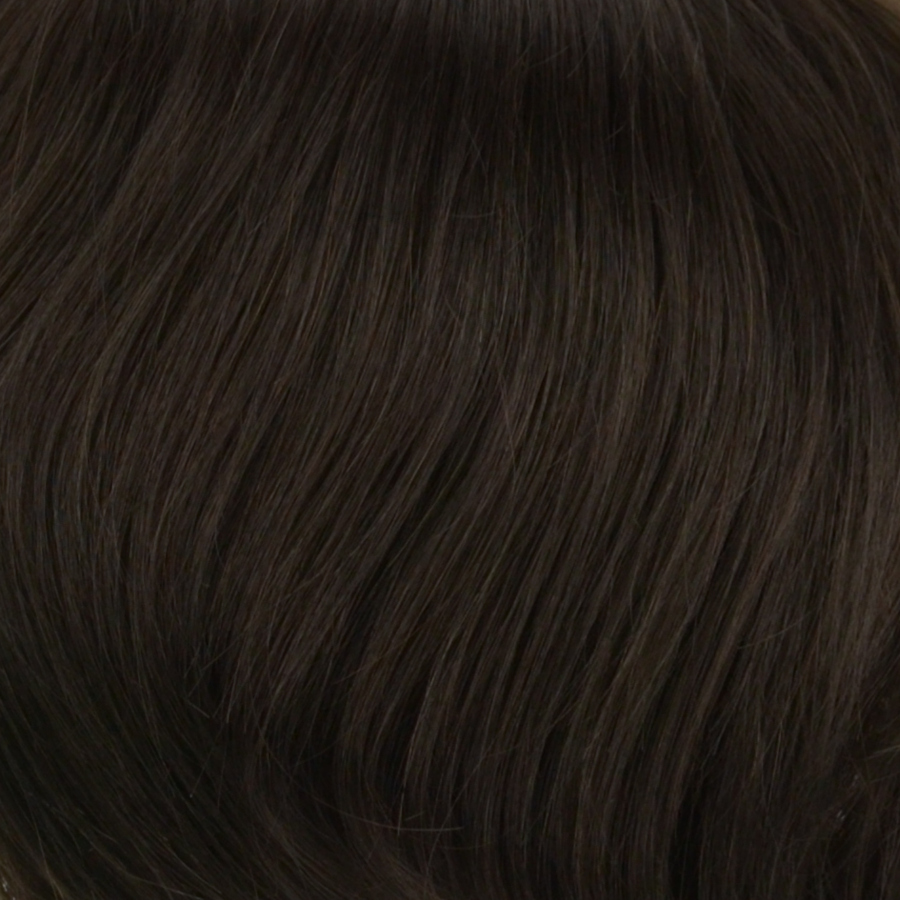 Tupet męski z włosów naturalnych remy ciemny brąz BRUN 1B