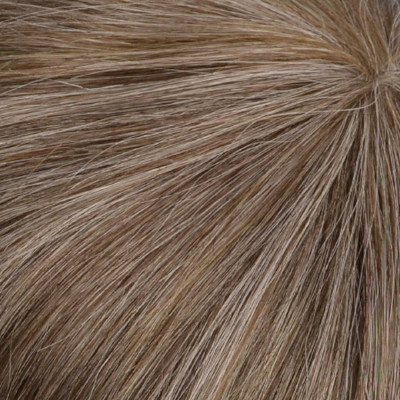 Tupet męski z włosów naturalnych remy popielaty brąz z siwizną BRUN 740