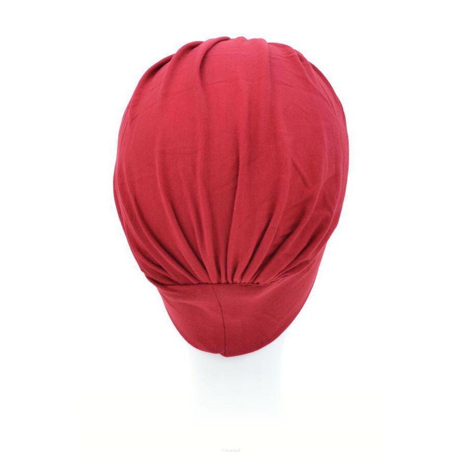 Turban czerwony gładki BARBADOS B26*