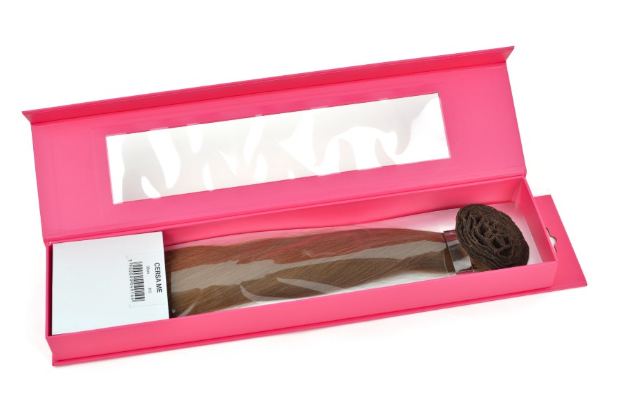 Dopinka doczepiana do kucyka dziewicze włosy słowiańskie doczepiana ciemny blond CERSA ME 35cm 12