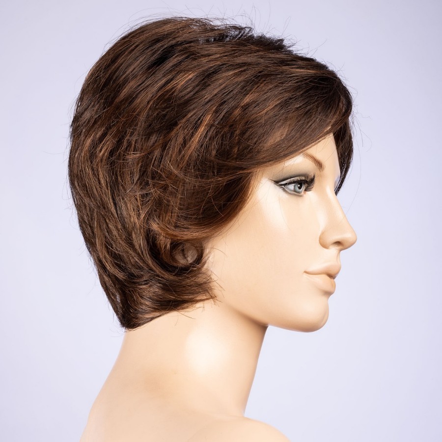 Peruka damska z włosów syntetycznych czekoladowy brąz SATIN chocolate/mix