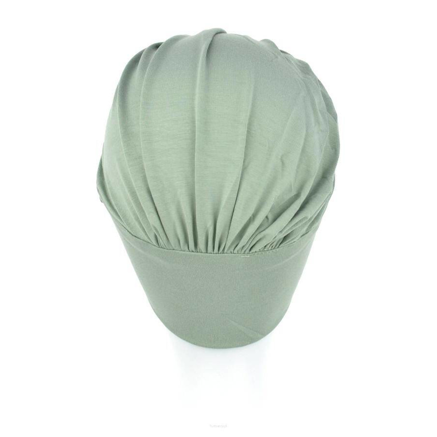 Marszczony turban miętowy JAVA B103