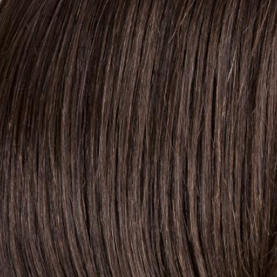 Peruka z włosów mieszanych ciemny brąz ALLURE espresso/mix*