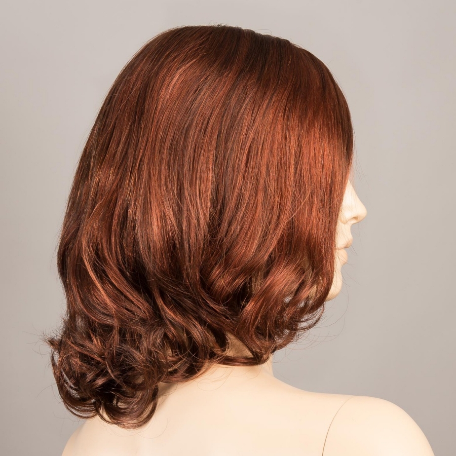 Peruka damska z włosów naturalnych remy rudy z odrostem APPEAL winered/rooted
