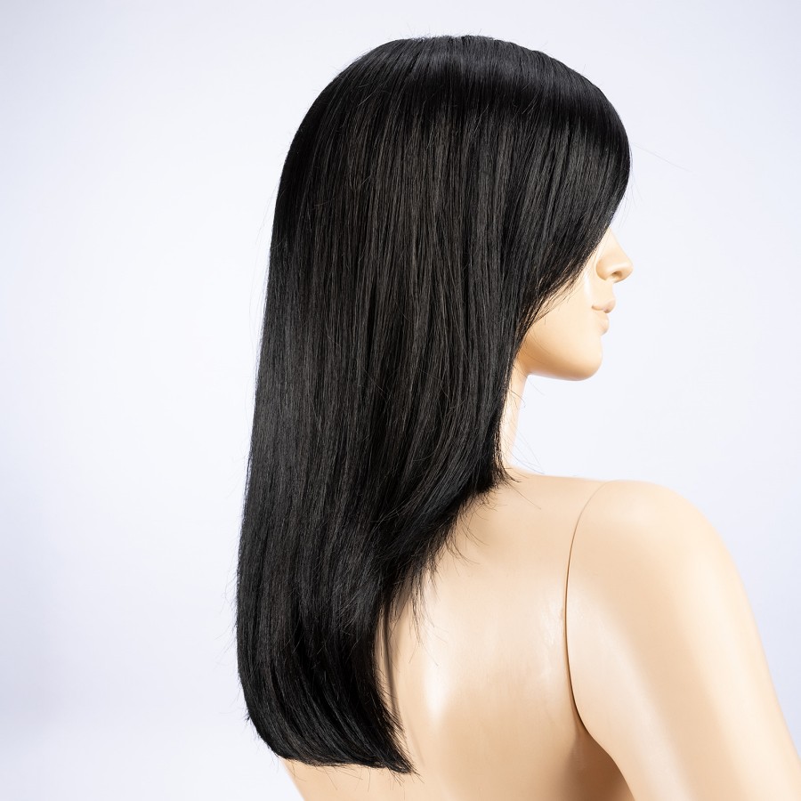 Peruka z włosów syntetycznych hebanowa czerń IMPRESS ebony black