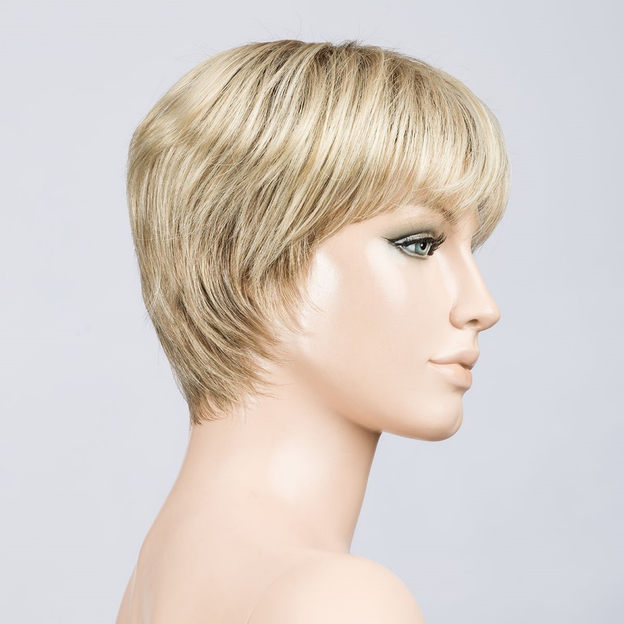 Peruka z włosów syntetycznych szampański blond z odrostem PIXIE champagne/rooted