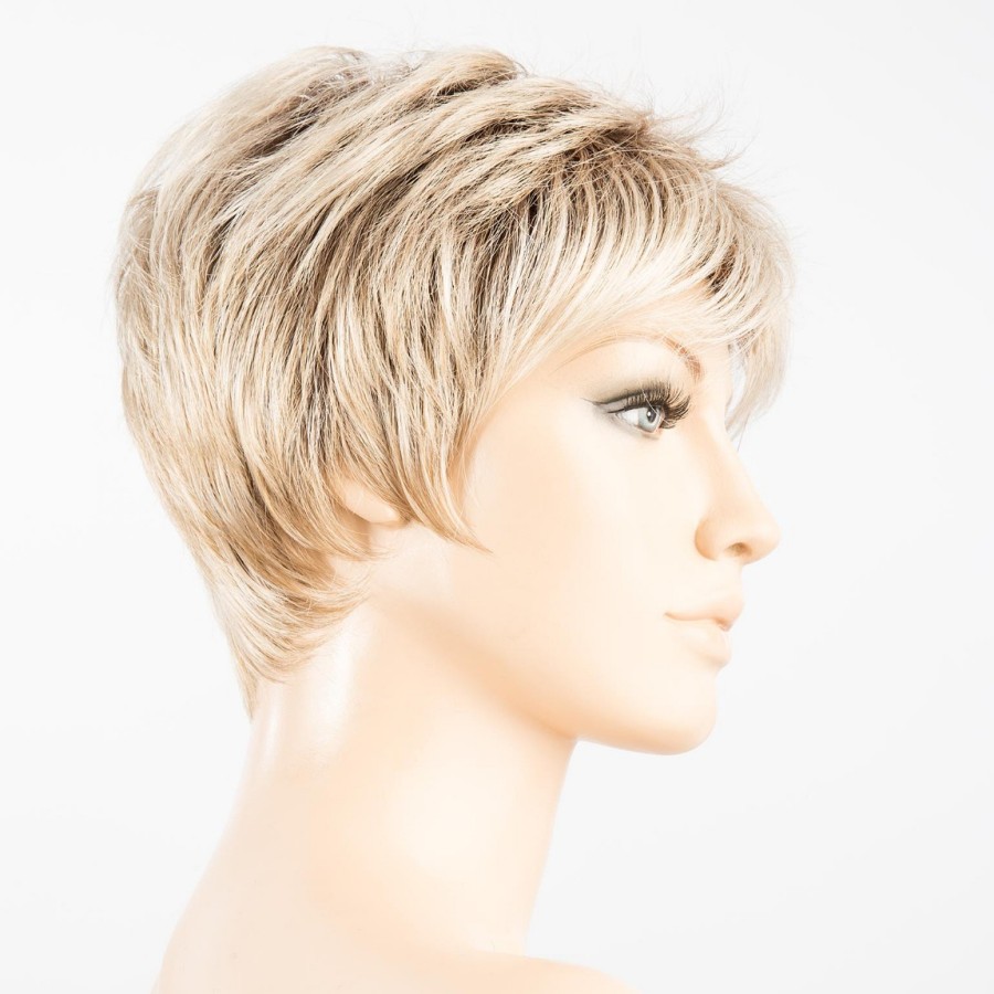 Peruka syntetyczna w stylu pixie szampański blond z odrostem DEBBIE champagne/rooted