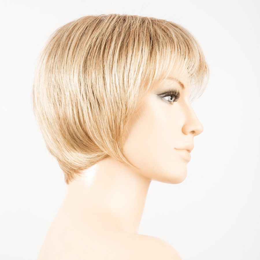 Peruka syntetyczna z grzywką szampański blond z odrostem CHARLOTTE champagne/rooted