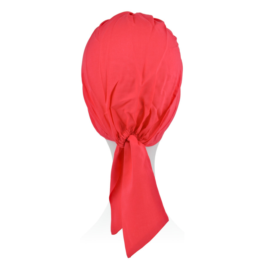 Lekki turban do użytku codziennego czerwony CROCUS 329*