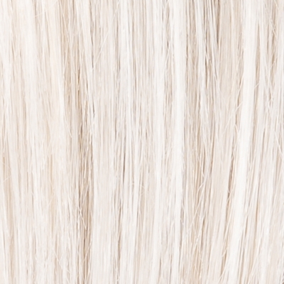 Peruka topper z włosów mieszanych biały REAL naturewhite/mix