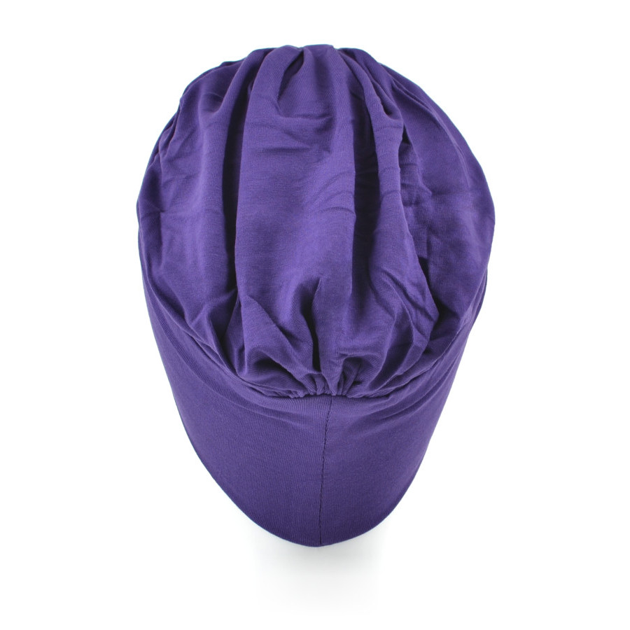Turban do codziennego użytku fioletowy ADELA 229*