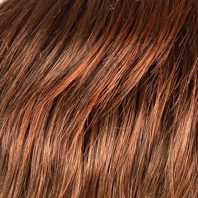 Damska peruka z włosów syntetycznych kasztanowy brąz GINGER auburn/mix