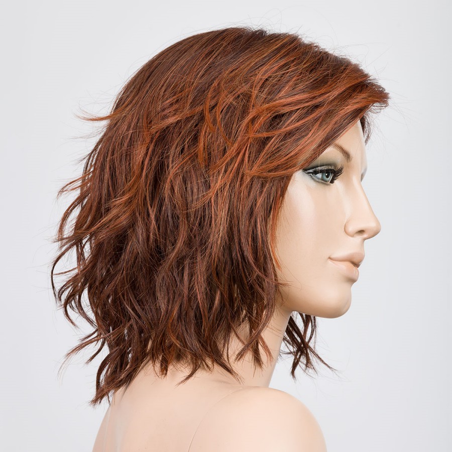 Peruka falowany cieniowany bob z grzywką cynamonowy brąz z odrostami ANIMA cinnamonbrown/rooted