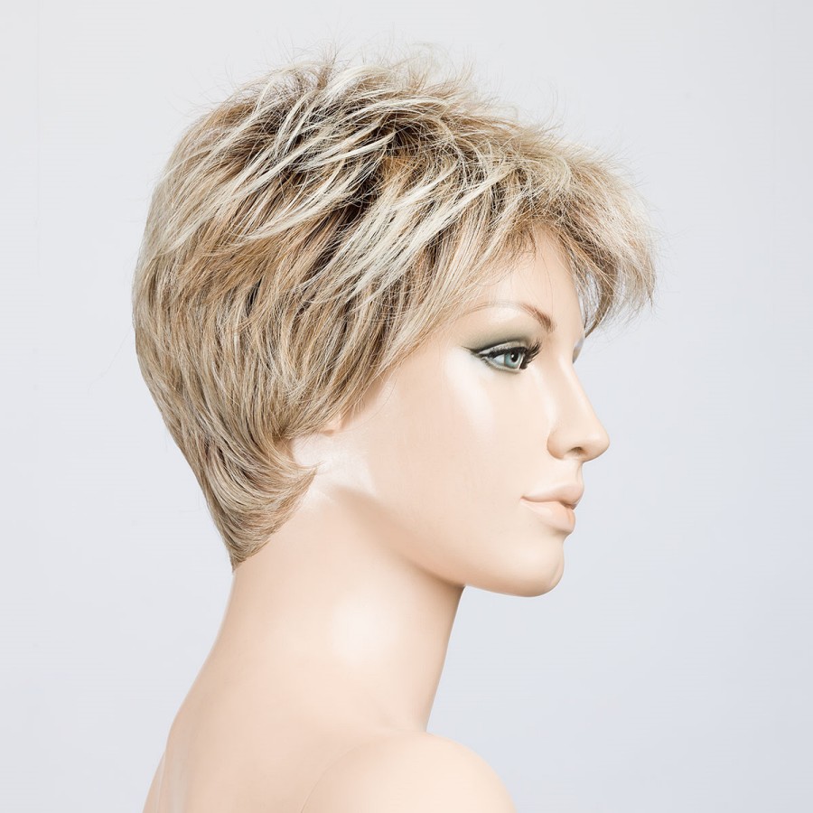 Peruka syntetyczna w stylu pixie perłowy blond z odrostem BLISS pearlblonde/rooted