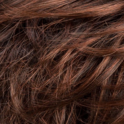 Peruka krótka damska fryzura z subtelnymi lokami głęboki rudobrązowy DAILY darkauburn/mix