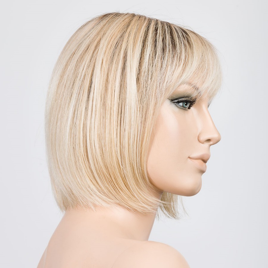 Peruka syntetyczna termoodporna damska bob z cieniowaną grzywką pastelowy blond z odrostem SING MONO PART pastelblonde/rooted