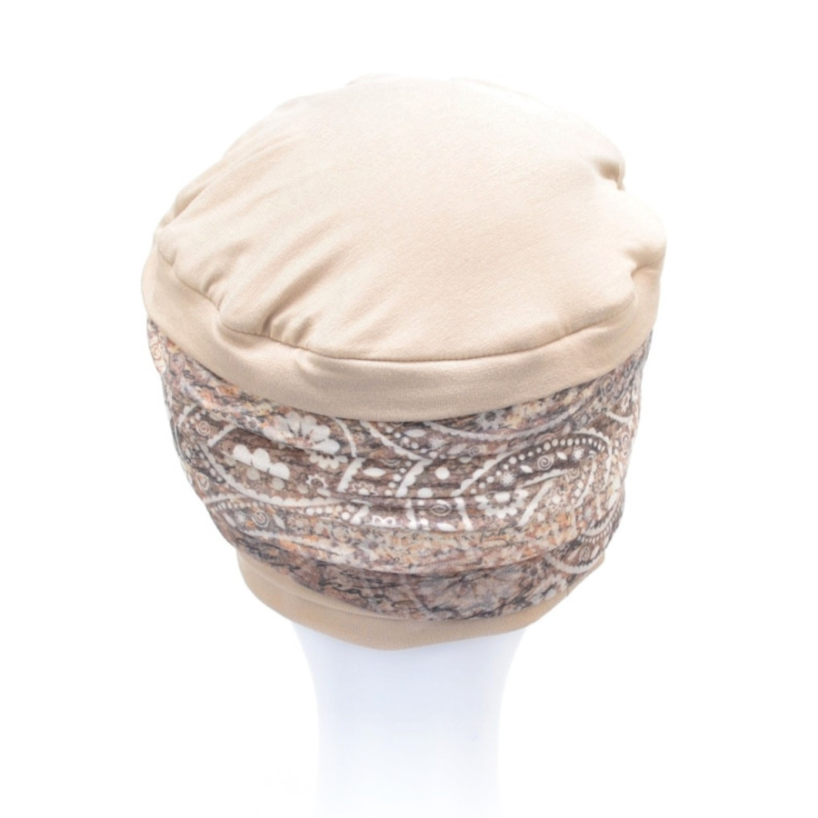 Elegancki turban kremowy GRENADA B9+B218*